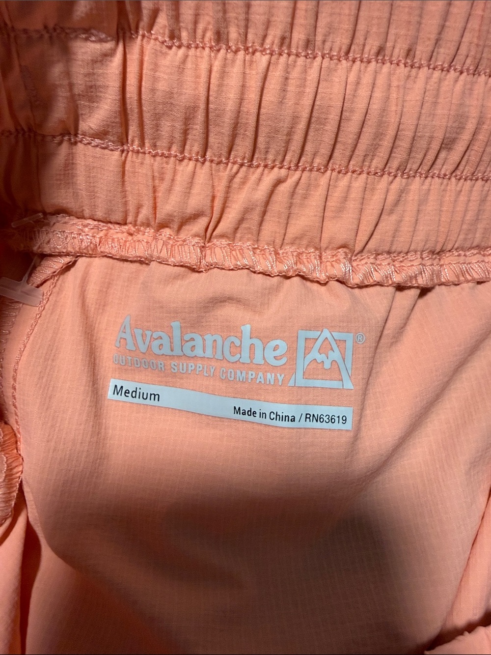 Avalanche Peach Elastic Waist Athletic Skort - Picture 6 of 6